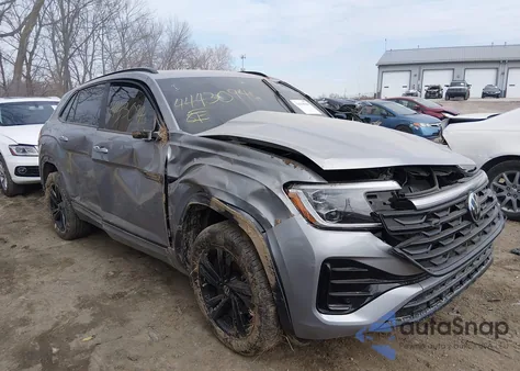 2025 Volkswagen Atlas Cross Sport 2.0T Sel R-Line Black z USA, uszkodzony, nr VIN 1V2AE2CA1SC212699